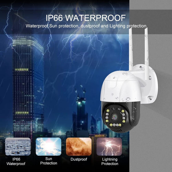 CRONY P20 4G-4K-HD PTZ Camera Outdoor Security Wireless Camera Surveillance 4G Sim Card Support - Edragonmall.com