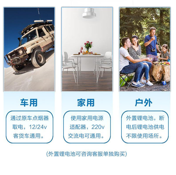 CRONY Portable Mini 12V Car Refrigerator Cooler Compressor 22L Car Fridge Freezer