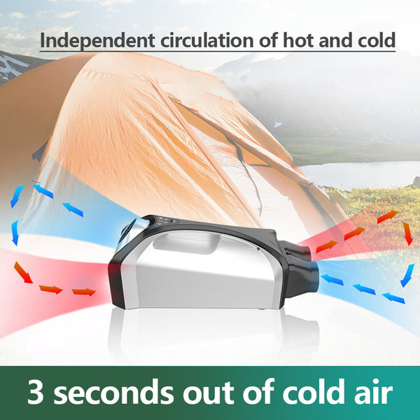 CRONY QN750 Tent air conditioning Portable Air Conditioners Home AC Cooling Unit 24V DC100-240V AC 3 Fan Speeds - Edragonmall.com