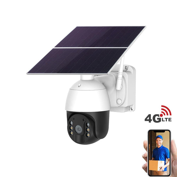 CRONY RBX-SL100 Micro power 24H Record 4G solar camera 4G ITE Wireless Security Camera Color Night Vision PIR Motion Detection - Edragonmall.com