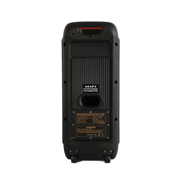 CRONY RX-8280 Speaker 8 inch portable speaker trolley and battery Big power dj bass speakers active professional outdoor Speaker - Edragonmall.com