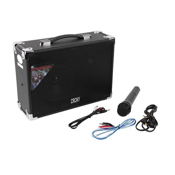 Crony S065 Que Outdoor Speaker Party Machine Karaoke System with Wireless Microphone - Edragonmall.com