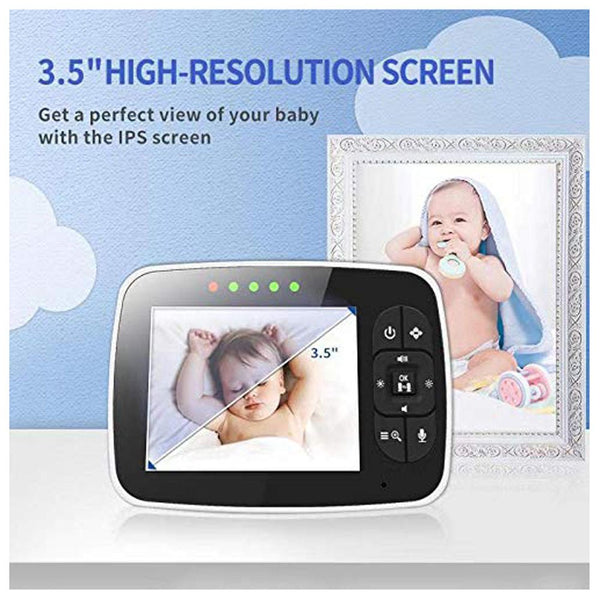 CRONY SM935 3.5inch TFT LCD Baby Monitor Baby Monitor, Wireless Night Vision Dual View Video, Newborn Baby Monitor - Edragonmall.com