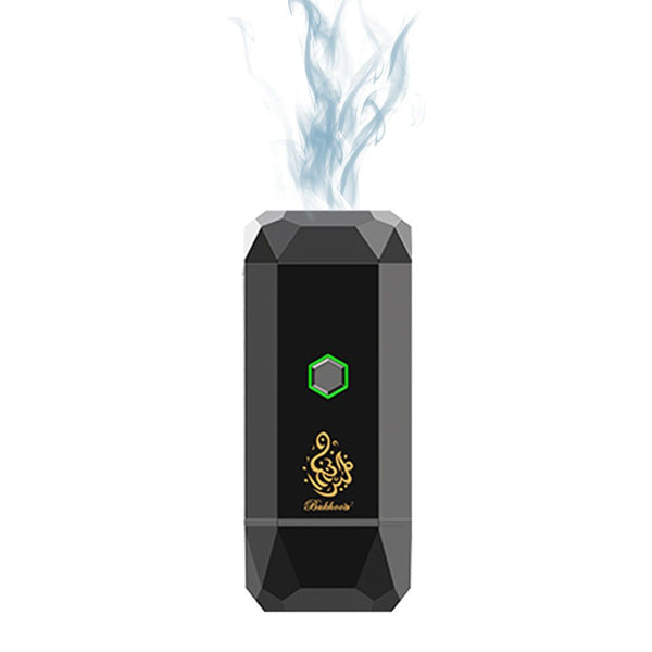 CRONY Small B16 Portable Bukhoor Style Usb Type-C Power incense burner Bakhoor Portable Rechargeable Electric Incense Burner | BLACK - Edragonmall.com