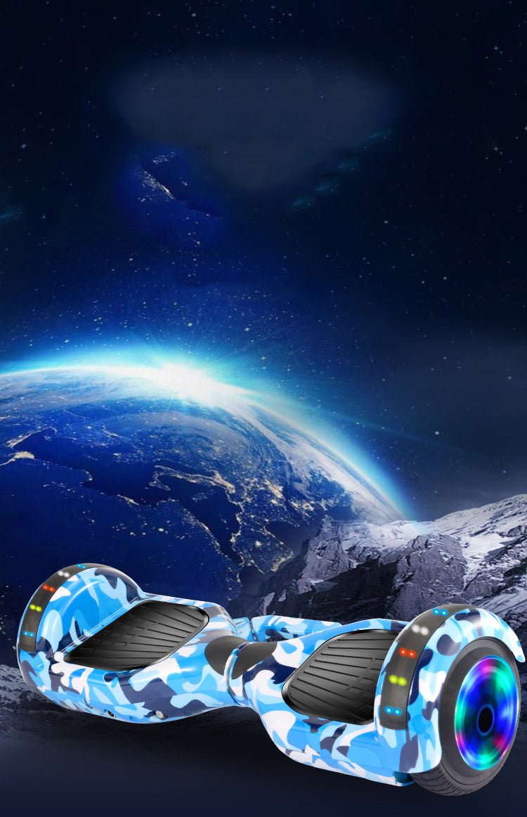 CRONY speed car D1+BT+Light+Cartoon 6.5 inch 2 wheel smart balance hover board BLE connected 250W 12KM/H LED lights self balancing electric scooter