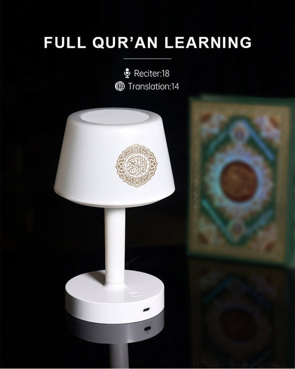 CRONY SQ-917 digital APP guran speaker table lamp for kids speaker remote control night light Quran player