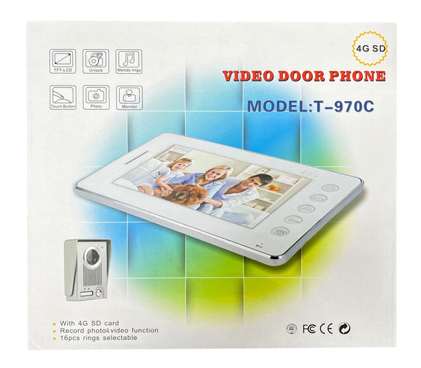 CRONY T-7001CL+ Visual doorbell Visual doorbell Wireless Doorbell HD Digital Camera 7 Inch