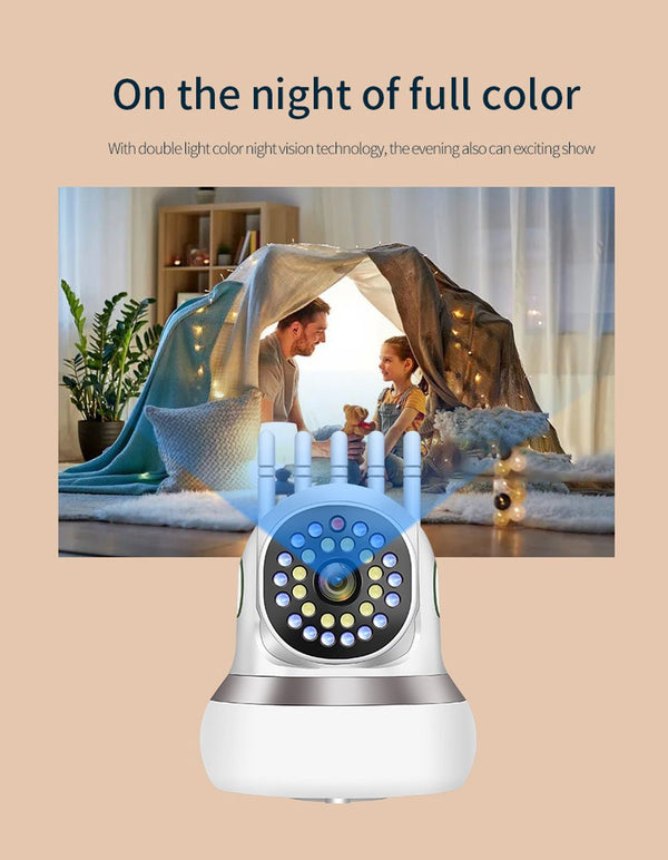 CRONY TC50-CA1Z2 5G Wifi Dual-band with Night Vision Motion Detection 2-Way Audio Home Security Surveillance - Edragonmall.com