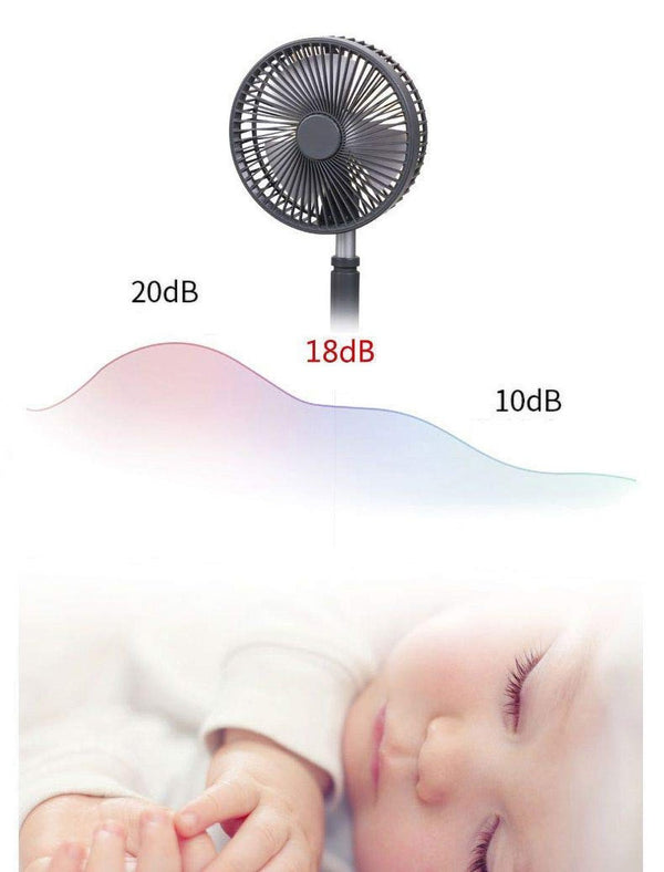 Crony Telescopic speaker fan with Wireless Speaker and Aroma Fragrance Diffuser Portable | White - Edragonmall.com