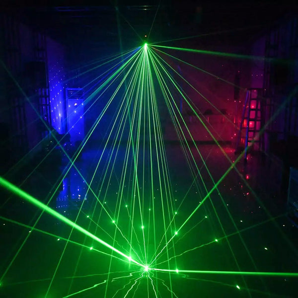 Three-ended ball rolling LED With laser dj Lights RGBW 4in1 LED Beam Moving Head Light 3 Head Stage Light For Bar ktv