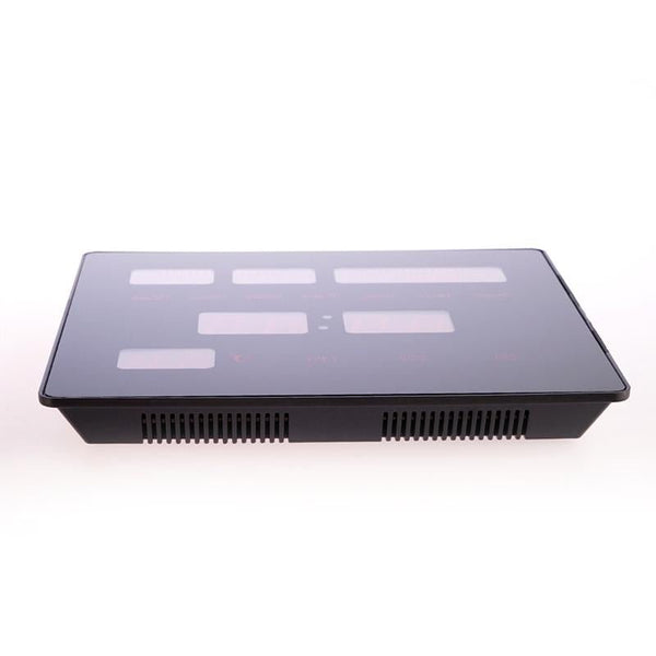 CRONY TL-2320 Digital LED Wall Clock Home Clock Office Clock with Glass Surface - Edragonmall.com