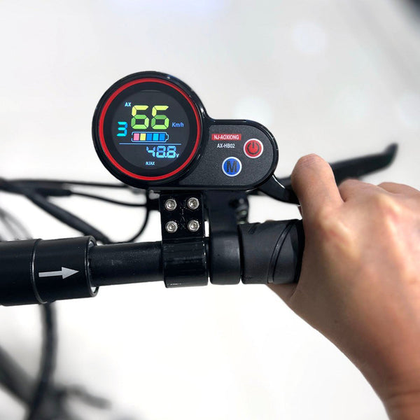 CRONY V10+ LED 1500W Electric Scooter 48V 48KMH Range Front Rear Suspension Disc Brakes Aluminum Alloy Frame App Connectivity Full color LED footpad & base light