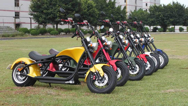 CRONY X1 Harley Electrocar car Citycoco Fat Tire Electric motorcycle | National flag - Edragonmall.com