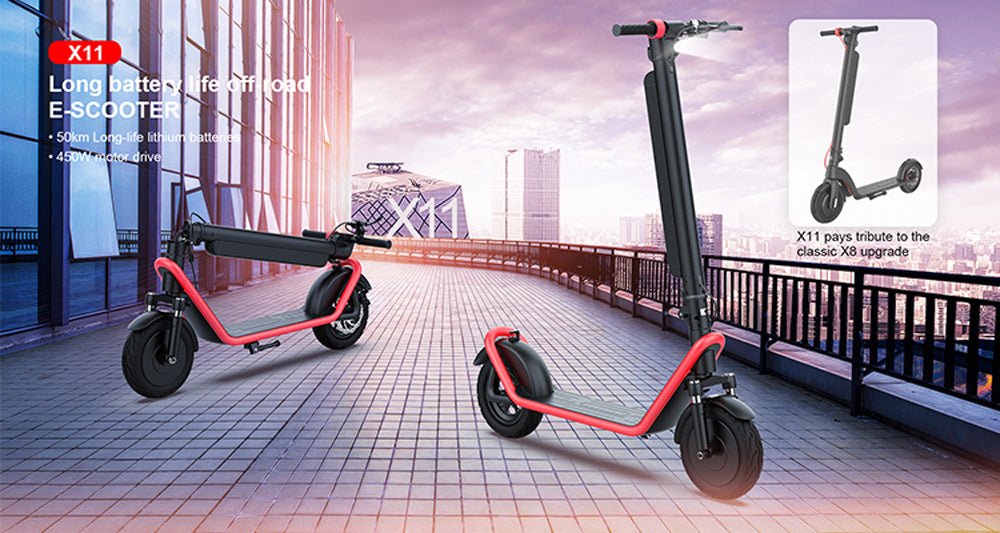 X11 Max 40-60KM/H APP Folding E-Scooter electric scooter motorcycle 36V 13AH 450W