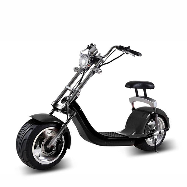 CRONY X7 Harley Style 2 Wheel Fat Tyre Electric Single Seater Electric motorcycle-BLUE - Edragonmall.com