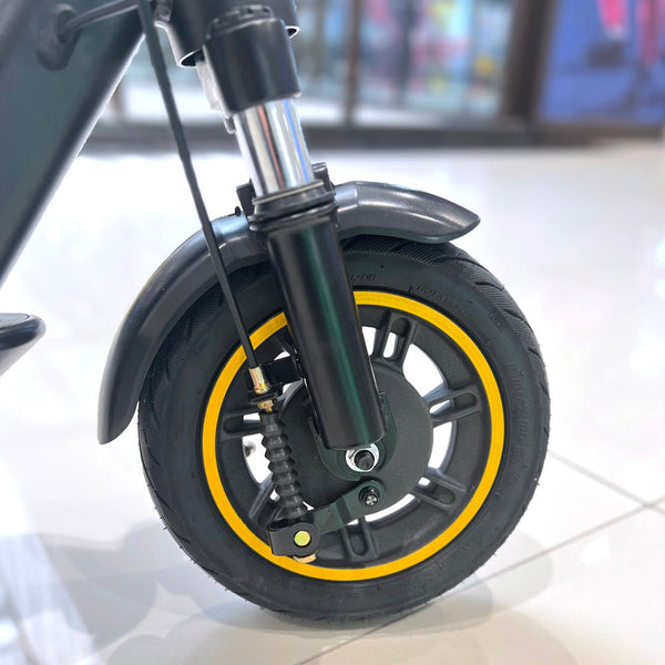 CRONY XM MAX ZHONG With Antivibrator E-Scooter APP 30km/h Aluminium Alloy Folded 10 Inch tires | Dark grey - Edragonmall.com
