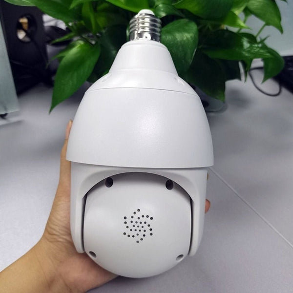 CRONY Y28-1080P light bulb IP Camera Smart wireless WIFI panoramic camera home HD night vision 2 million security monitoring - Edragonmall.com