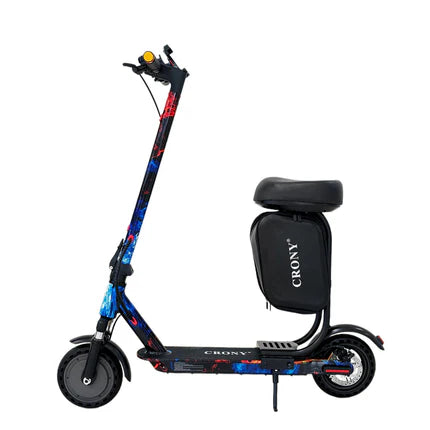 XM M365 APP+SEAT with Suspension is a foldable electric scooter designed for adult urban commuting. Powered by a 350W motor, it delivers speeds between 25–45 km/h with a range of 15–20 km per charge