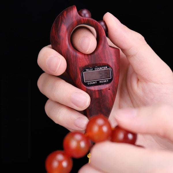 Hand oil digit tasbih CRONY 31# Quran Buddha Tasbeh Rosary chanting mechatronic counter - Edragonmall.com