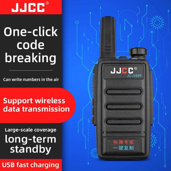 JJCC 3W JC-599P UHF A key to copy walkie-talkie 136 174MHz 400 480 MHz 5km wireless Walkie talkie two ways radio 2pcs/boxes - Edragonmall.com