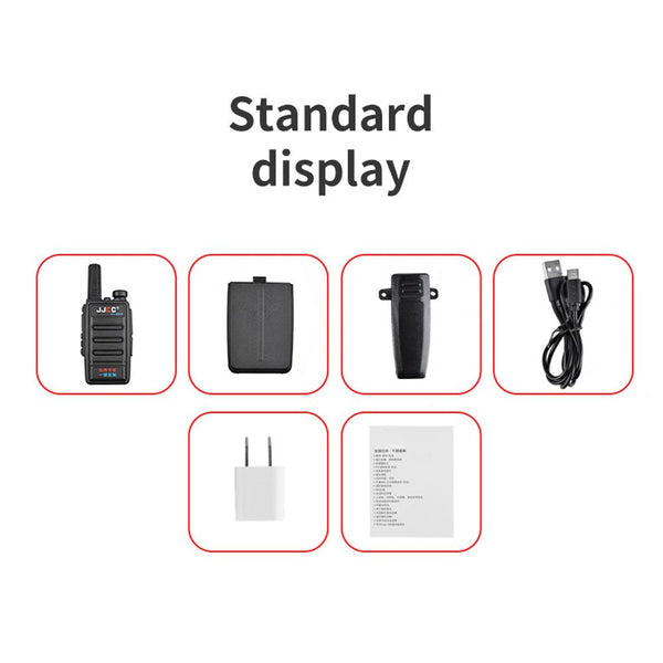 JJCC 3W JC-599P UHF A key to copy walkie-talkie 136 174MHz 400 480 MHz 5km wireless Walkie talkie two ways radio 2pcs/boxes - Edragonmall.com