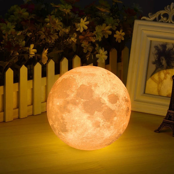 M15 3d Moon Light Wireless Remote Moon Lamp Multicolour - Edragonmall.com
