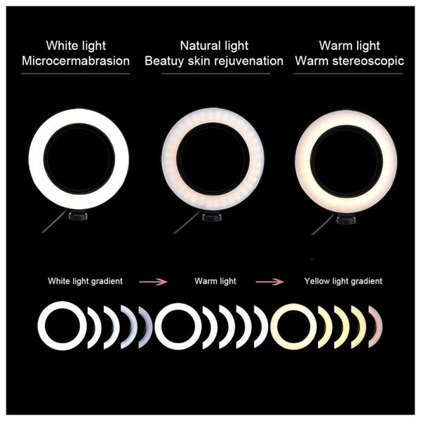 M45 18inch remote control 3 mobile phone Live Fill Light with mirror - Edragonmall.com