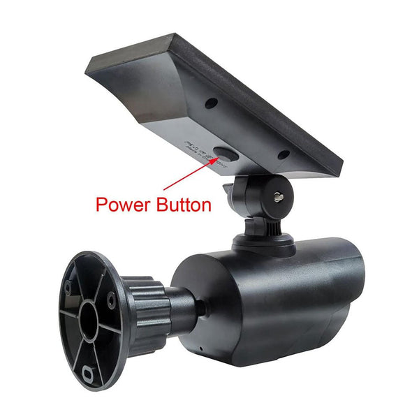 New LED Solar false monitoring Household Outdoor Solar Light Fake Security Camera Spotlight - Edragonmall.com