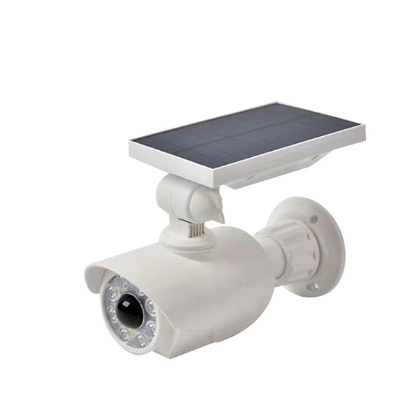 New LED Solar false monitoring Household Outdoor Solar Light Fake Security Camera Spotlight - Edragonmall.com