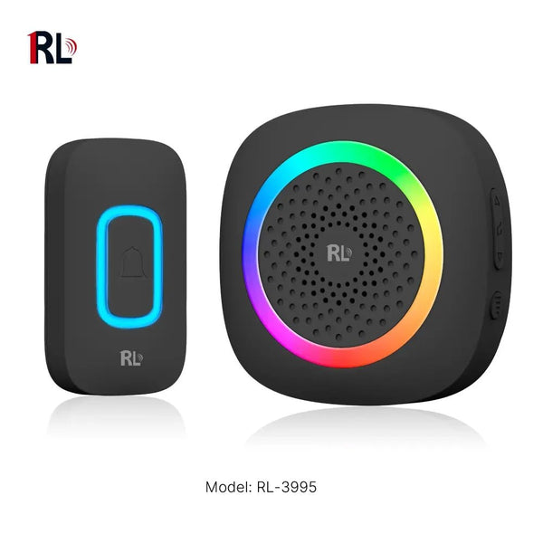 RL-3995 doorbell Battery-powered wireless doorbell with shining LED display Door bell - Edragonmall.com