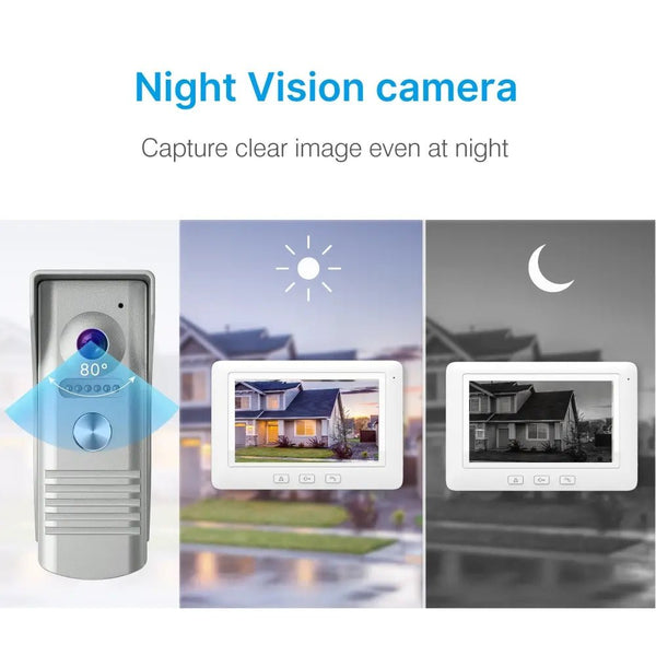 RL-C07F-TY Smart Home Video Doorphone 7" Tuya Smart Video Door Phone - Edragonmall.com