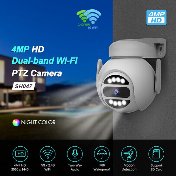 SH047 Srihome APP 4MP Full-color night vision WiFi Camera Wireless WIFI Security Camera Two-way Audio 4MP Motion Detection