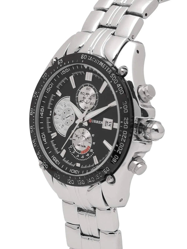 SB-007 CURREN Analog Black Dial Men's Watch - Edragonmall.com