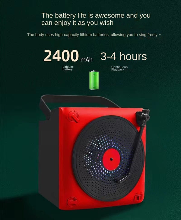 CRONY SD-507 BT Speaker Bt speaker high power karaoke pull rod multifunctional SUBWOOFER SPEAKER with wireless LED