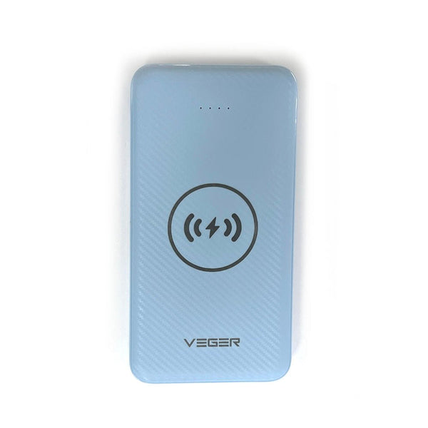 Veger VP-1027W Wireless Charger Power Bank -20000mAh black White blue - Edragonmall.com