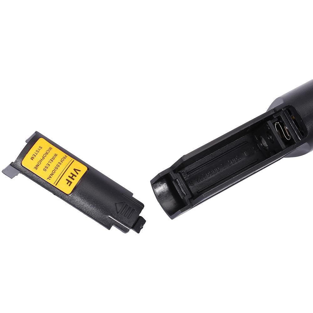 WEISRE WM-03V Dual wireless microphone Professional 210 - 280MHz VHF Wireless Handheld Dual Channel Transmitter Mic Set - Edragonmall.com