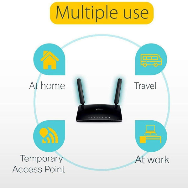 WIFI Router TP-Link Archer MR200 Cat4 + AC750 Mbps Dual Band 4G LTE WLAN Router - Edragonmall.com