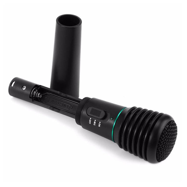 WM-308 Wired Wireless Dual-Use Microphone Portable Handheld Unidirectional Dynamic Microphone With Receiver For Stage Karaoke Studio - Edragonmall.com