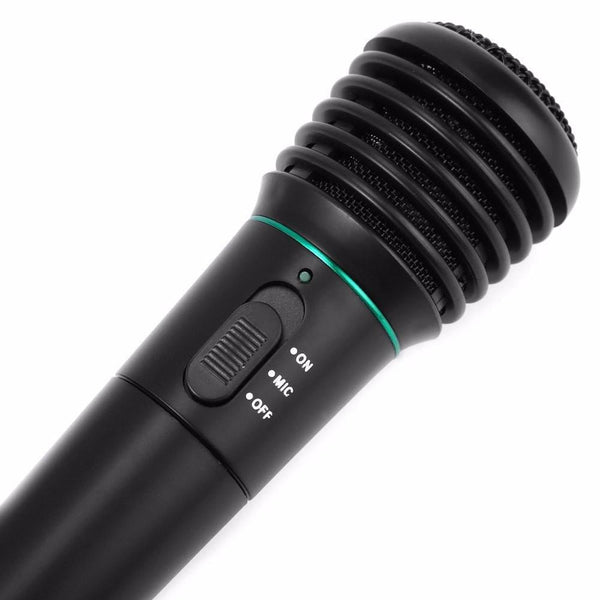 WM-308 Wired Wireless Dual-Use Microphone Portable Handheld Unidirectional Dynamic Microphone With Receiver For Stage Karaoke Studio - Edragonmall.com