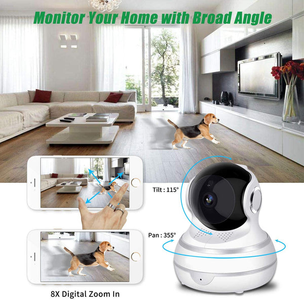 XY-R9820-F3 Wireless Home Security Camera 1080P WiFi IP Camera - Edragonmall.com