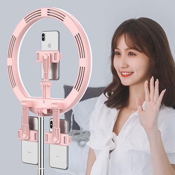 Y1 3 mobiles phones integrated fold live supplementary light | Pink - Edragonmall.com