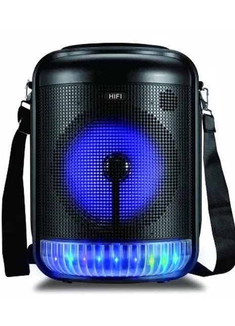 CRONY RX-6101 colorful light portable speaker with microphone USB TF FM RADIO Speaker