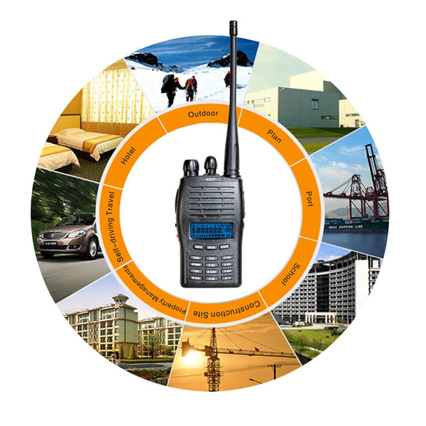 Crony 7W MT-777 UHF Long Range Walkie Talkie Rechargeable Protable Radio Wireless Radio 5-15km