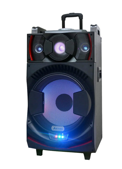 CRONY CN-111DJ Speaker Rechargeable speaker with DJ Mixer DJ-1036 + 2 radio microphones