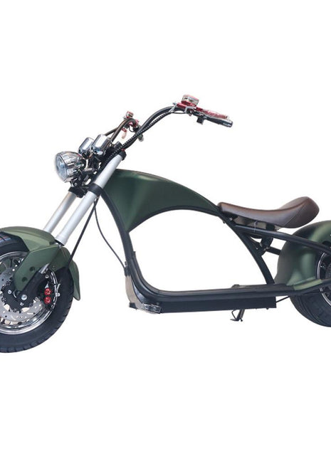 CRONY New X1 Harley Electrocar car Citycoco Fat Tire Electric motorcycle | Green
