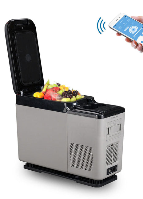 CRONY CF15 15L Vehicle Refrigerator with APP DC 12V  for centre armrest in car truck refrigerator no have battery