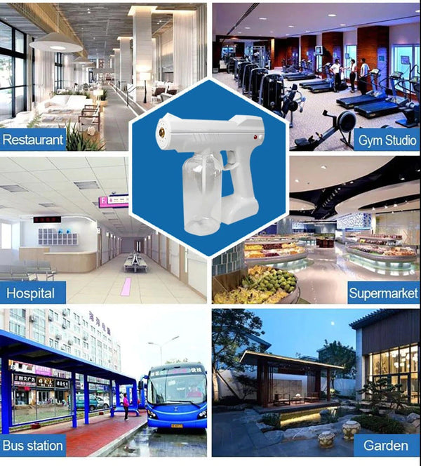 CRONY Electric Disinfecting Gun Wireless Home Air Purifier Multi-Function Handle Nano Spray Gun