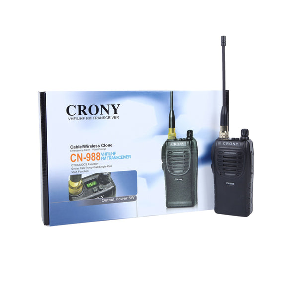 Crony Handheld Walkie Talkies, Best Long Range Two-way Radios, UHF VOX, Rechargeable Wireless -CN-988 - edragonmall.com