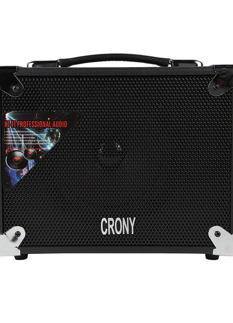 Crony S-006 Que Outdoor Speaker Party Machine Karaoke System with Wireless Microphone