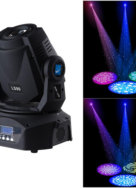 Crony LS90 90W LED Moving Head Light LED Spot Stage Lighting DJ Disco Club Light